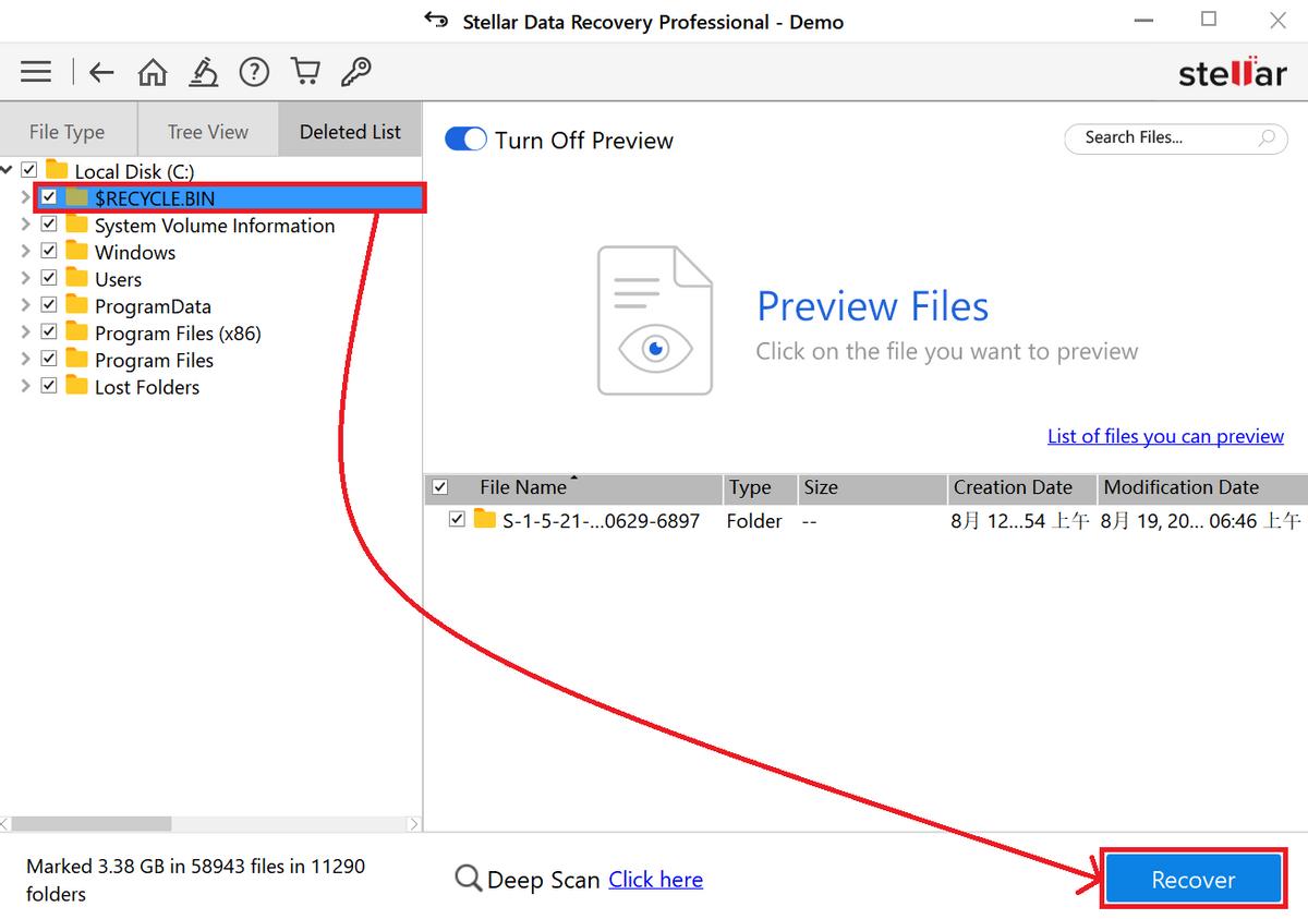 Stellar Data Recovery