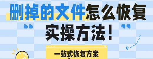 电脑被删的文件怎么找回来？整理了4招电脑删除文件恢复方法